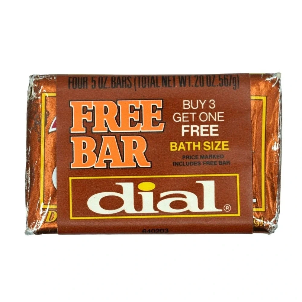 Vintage‎ Dial Gold Bar Soap 4 Pack 5oz Bath Size Bars Gold Antibacterial